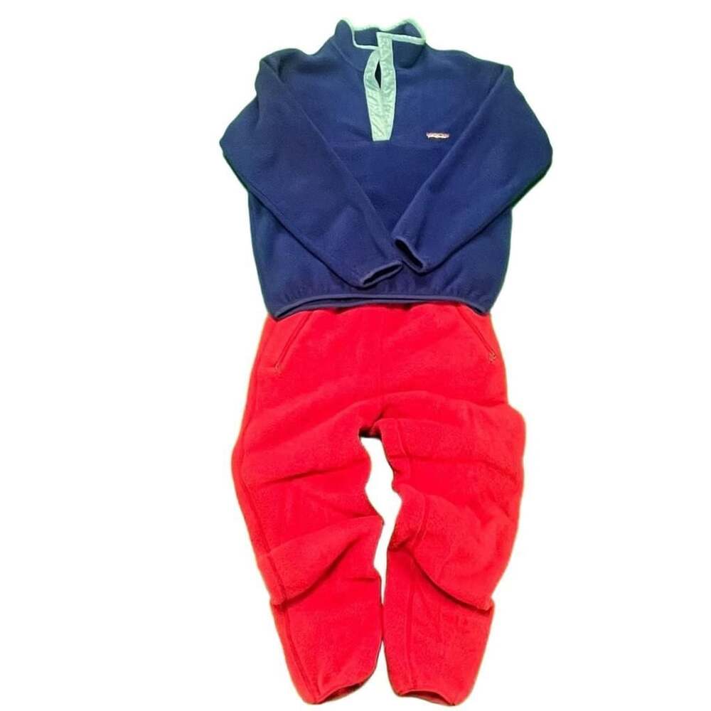 VINTAGE 1988 PATAGONIA MIX & MATCH SYNCHILLA FLEECE SET - MADE IN USA 🌲✨